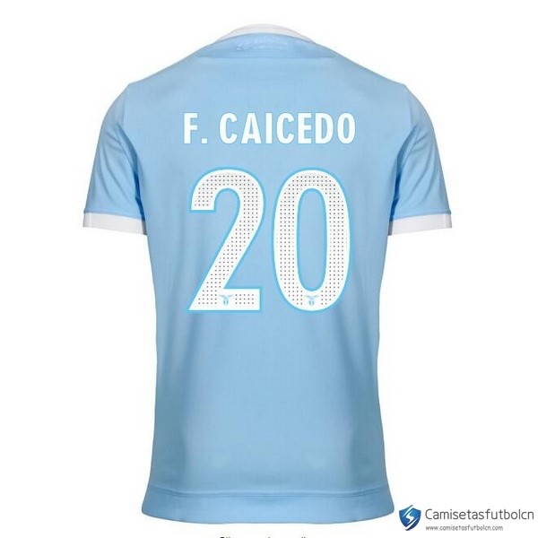 Camiseta Lazio Primera equipo F.Caicedo 2017-18